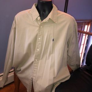 Tan Long Sleeved Ralph Lauren XXL Shirt